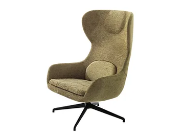 MYRA 683 - Bergere fabric armchair by Et al. - view 2